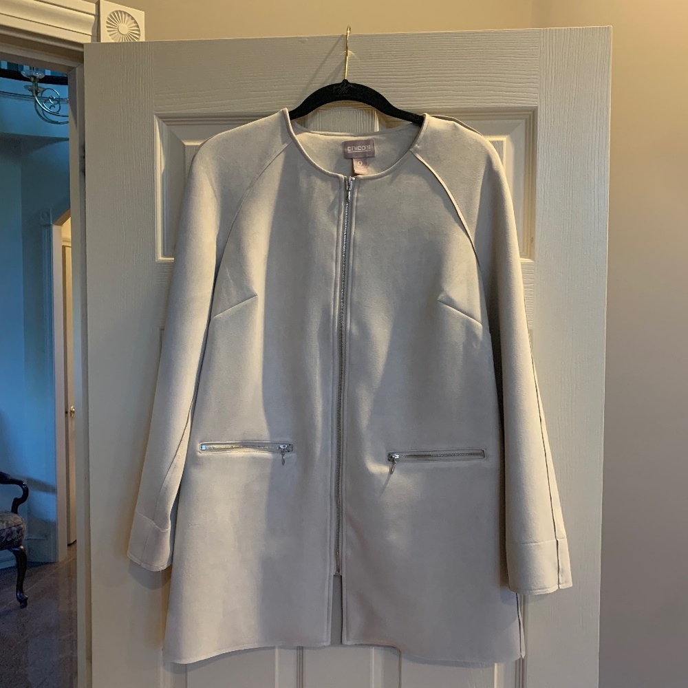 Chico’s Tan Jacket sz 0
